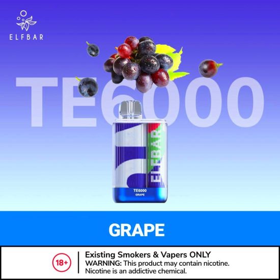 Elf Bar TE 6000 Disposable Vape 50mg - Image 4