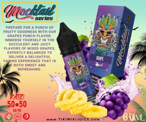 Tikiwiki Juice 3mg Vape E-Liquid 60ml Bottle - Image 9