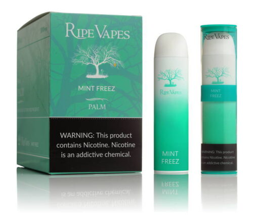 Mint Freez Ripe Vapes Palm Disposable Vape