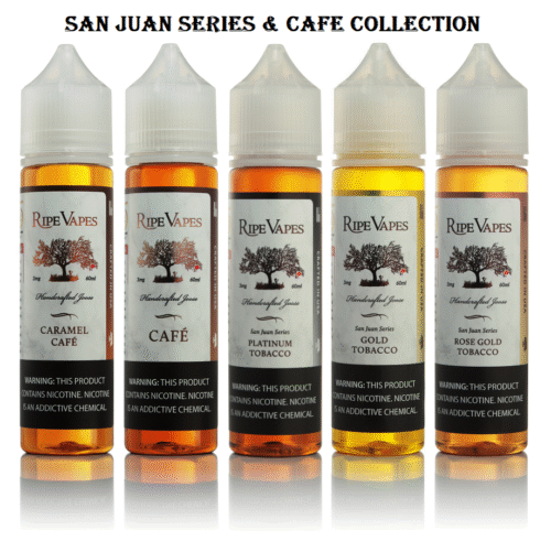 San Juan Series & Cafe Collection E-Liquid Vape Juice In UAE