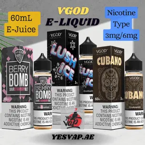 Vgod E-Liquid 60ml Vape Juice 50mg