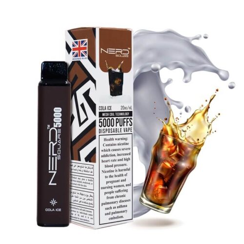 Nerd Square 5000 Puffs dosposable vape device in UAE