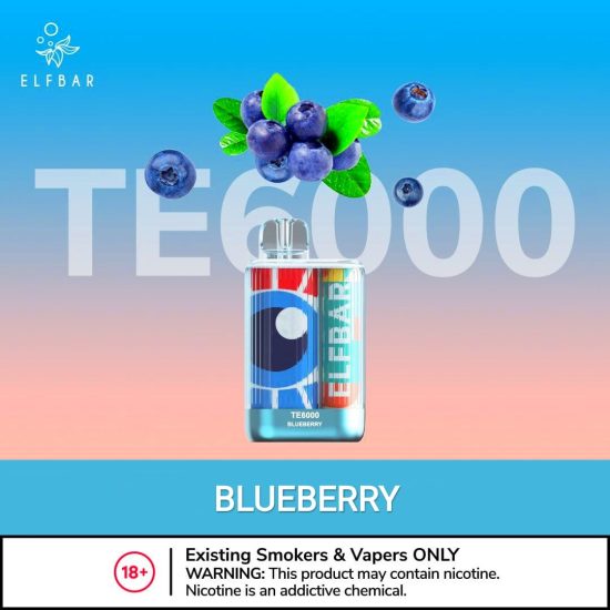 Elf Bar TE 6000 Disposable Vape 50mg - Image 6
