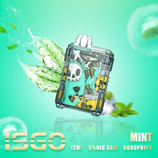 Isgo Drum Box Peach Ice 6000 Puffs Disposable - Image 15