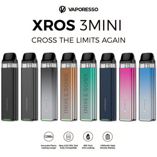 Vaporesso Xros 3 Mini Kit MTL & RDL
