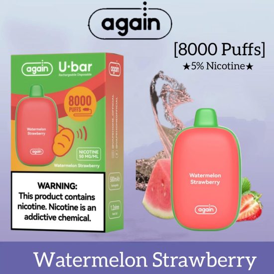 Again U-Bar 8000 Puffs Disposable Vape In UAE - Image 13