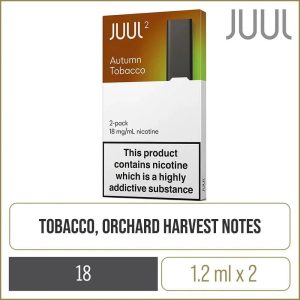 Autumn Tobacco Juul 2 Pods Cartridge