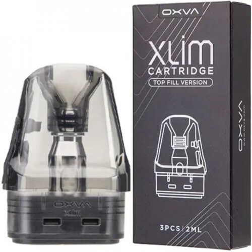Xlim Replacement Pods by Oxva V2 & V3 CARTRIDGE (Top Fill ) is an upgraded version of the OXVA Xlim V2 Cartridge and designed for OXVA Xlim Series: XLIM Go, Xlim Pro, Xlim SE 2, Xlim SQ  Pro kit, Xlim SE