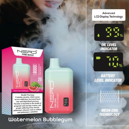 Nerd Fire 8000 Puffs Disposable Vape In Dubai UAE - Image 6