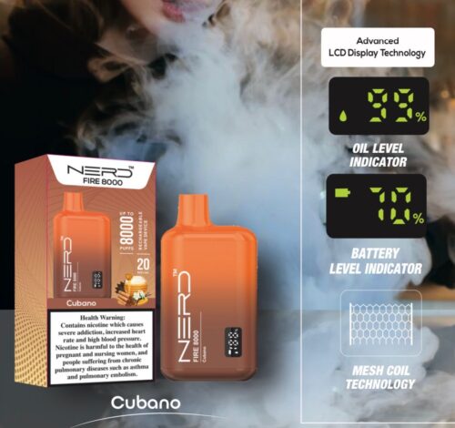 Nerd Fire 8000 Puffs Disposable Vape In Dubai UAE - Image 10
