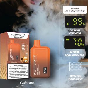 Nerd Fire 8000 Puffs Disposable Vape 2% Nicotine In UAE