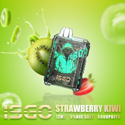Isgo Drum Box Peach Ice 6000 Puffs Disposable