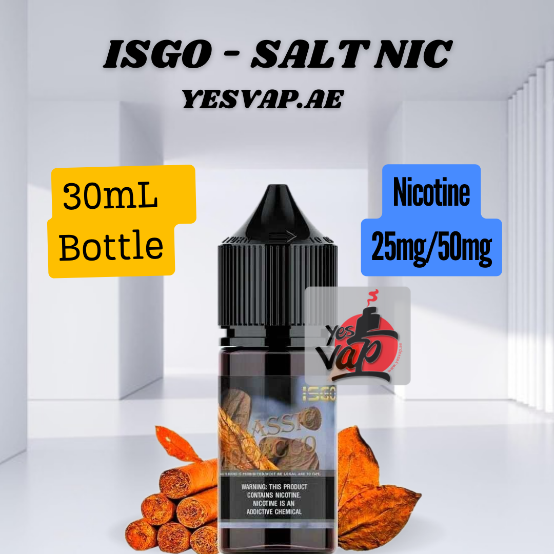 ISGO Nic Salt 30ml E Liquid 25mg 50mg