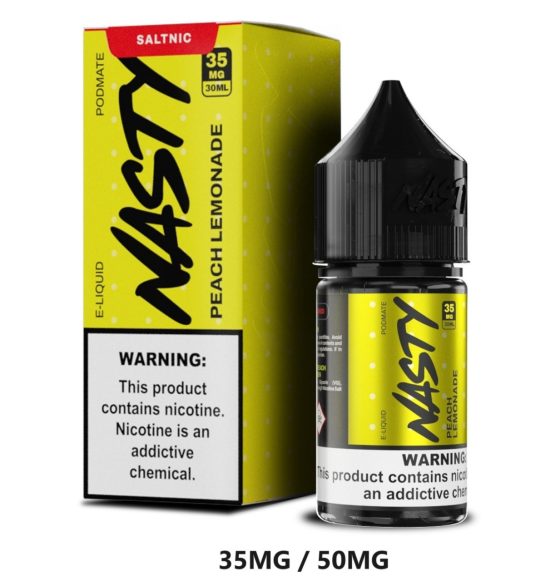 Nasty Salt Nic 30ml Peach Lemonade