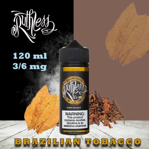 Ruthless E-Liquid 3mg Brazilian Tobaco