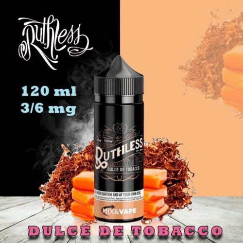 Ruthless E-Liquid 3mg Dulce De Tobacco