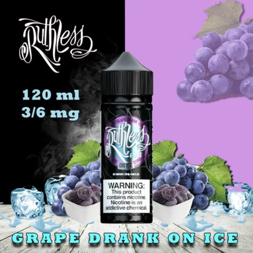 Ruthless E-Liquid 3mg Grape Drank On Ice