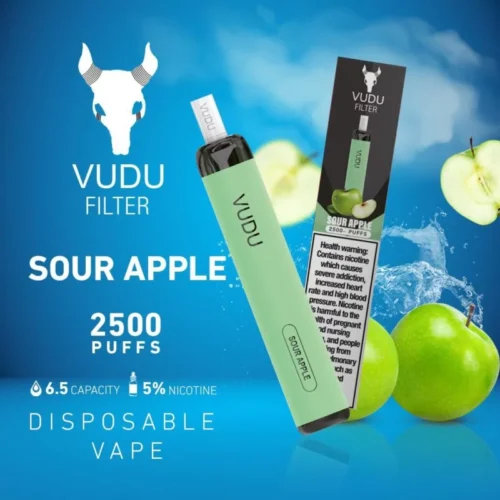 Vudu Filter 2500 Puffs Disposable Vape Sour Apple