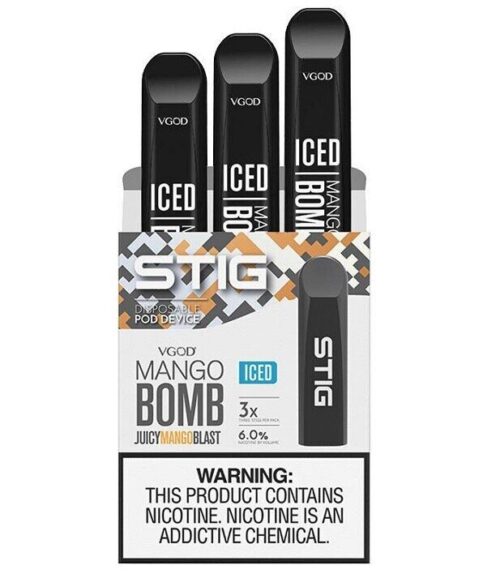 Vgod Stig Disposable Vape 60mg Salt Nic In UAE - Image 6