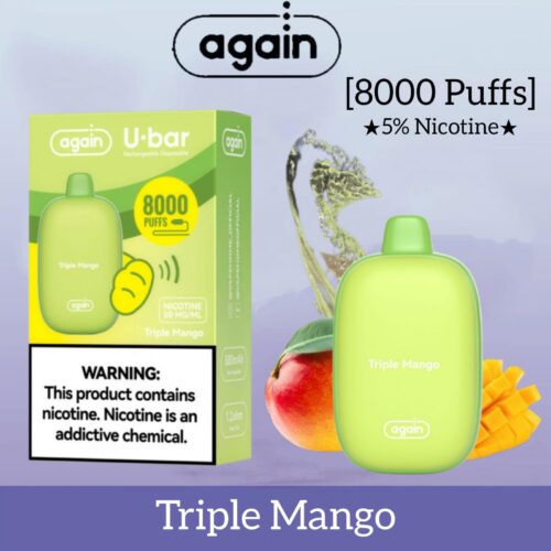 Again U-Bar 8000 Puffs Disposable Vape In UAE - Image 8