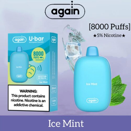 Again U-Bar 8000 Puffs Disposable Vape In UAE - Image 7