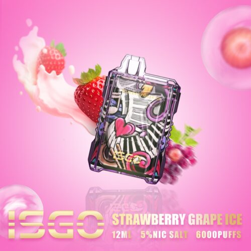 Isgo Drum Box Peach Ice 6000 Puffs Disposable - Image 14