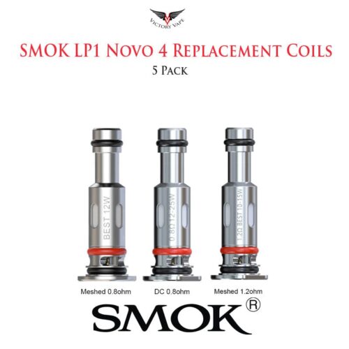 This Replacement Coil By Smok LP1 Novo 4 DC 0.8 ohm MTL Coil.