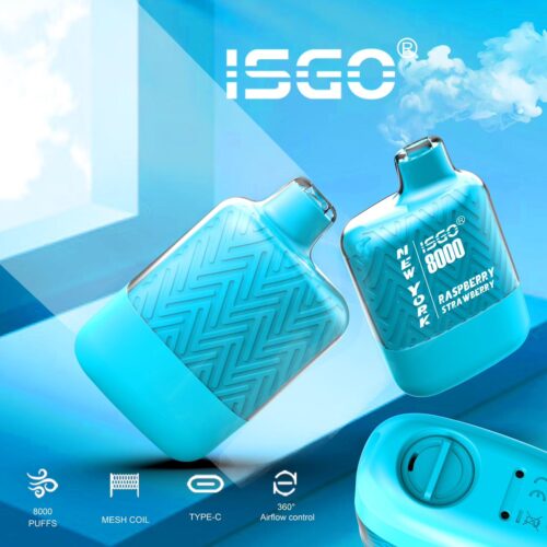 Isgo New York 8000 Puffs Disposable Vape In Dubai
