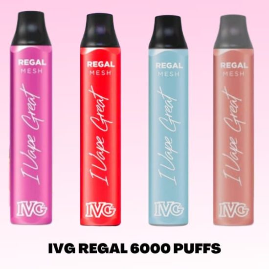 IVG Regal 6000 Puffs disposable vape in Dubai, UAE