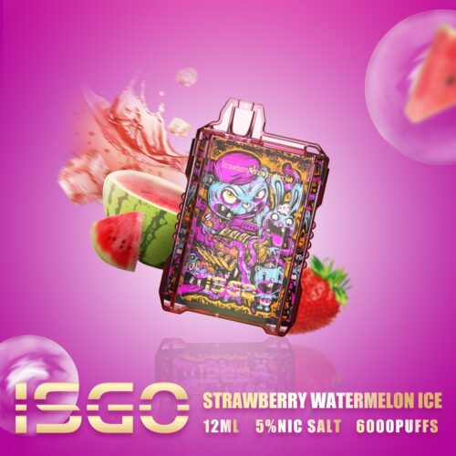 Isgo Drum Box Peach Ice 6000 Puffs Disposable - Image 17