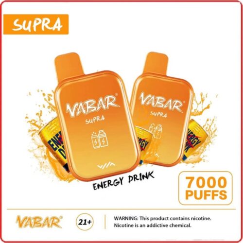 Energy Drink Vabar Supra 7000 Puffs Disposable Vape Pods
