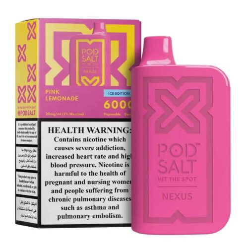 Pod Salt Nexus 6000 puffs-Pink-Lemonade
