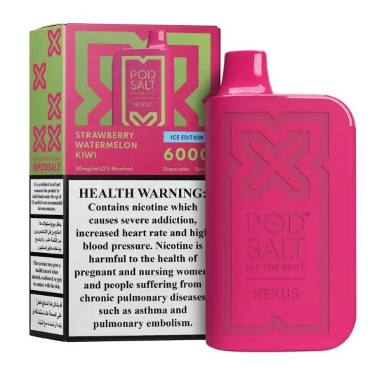 Pod Salt Nexus 6000 puffs-Strawberry-Watermelon-Kiwi