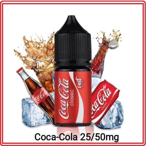 Coca-Cola Classic Salt Nic Juice 25mg or 50mg flavored