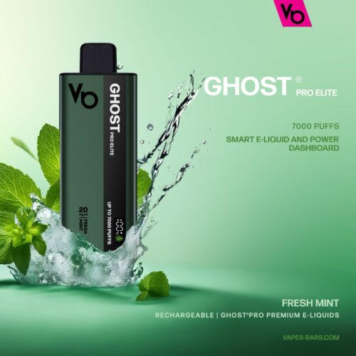 Ghost Pro Elite Fresh Mint 7000 Puffs Vape In UAE