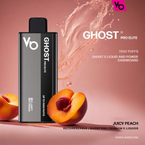Ghost Juicy Peach Pro Elite 7000 Puffs Vape