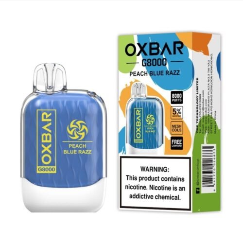 Peach Blue Razz Oxbar G8000