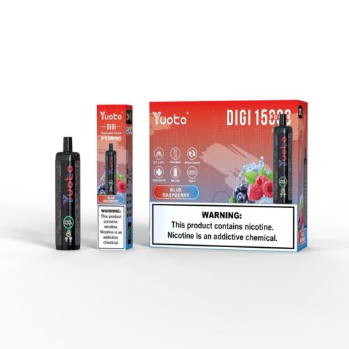 Yuoto DIGI 15000 Puffs Disposable Vape Blue Raspberry