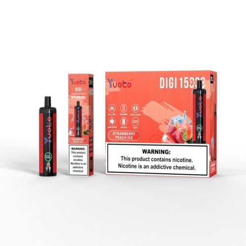 Yuoto Digi 15000 Strawberry Peanch Ice