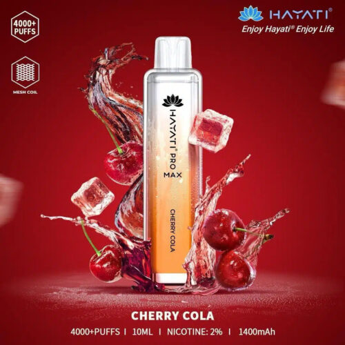 Hayati Crystal Pro Max 4000 Puffs Cherry Cola
