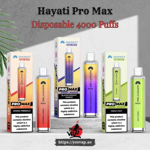 Hayati Pro Max 4000 Puffs Crystal Disposable Vape