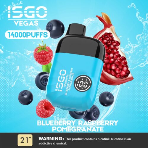 Isgo Vegas 14000 Blueberry Raspberry Pomegranate