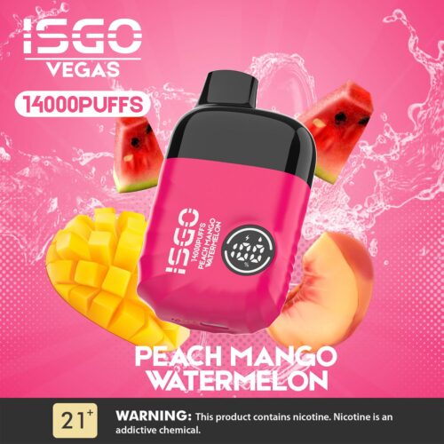 Isgo Vegas 14000 Peach Mango Watermelon