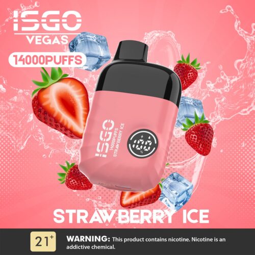 Isgo Vegas 14000 Puffs Strawberry Ice