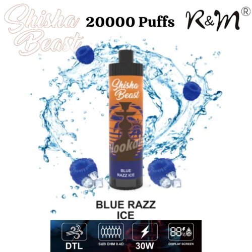 Beast 20000 Puffs Blue Razz Ice