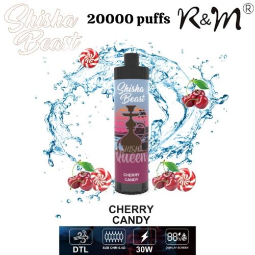 R&M Cherry Candy Shisha Beast 20000 Puffs