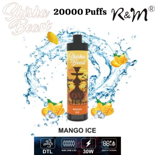 R&M Shisha Beast Mango Ice 20000 Puffs