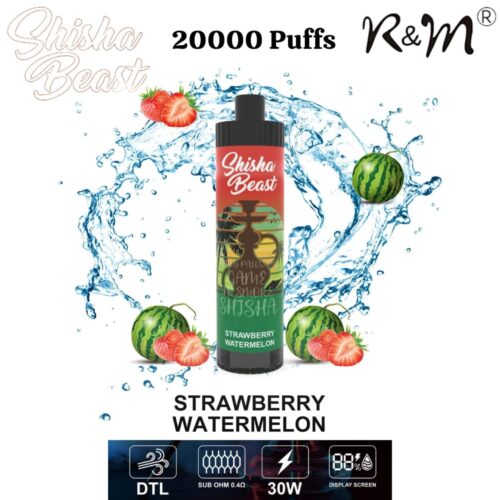 Shisha Beast 20K Puffs Strawberry Watermelon