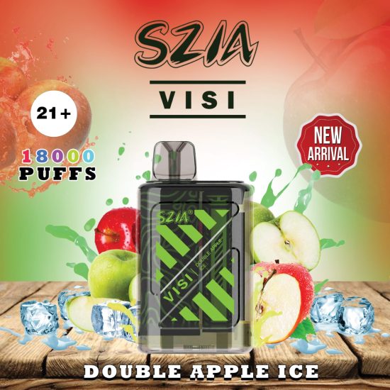 Szia Visi 18000 Puffs Disposable Vape Double Apple Ice