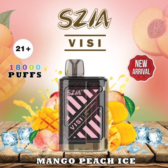 Szia Visi 18000 Puffs Mango Peach Ice Disposable Vape